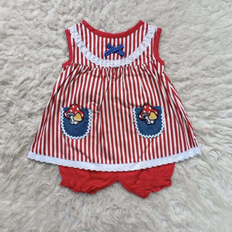 Baju Bayi Mushroom Casual