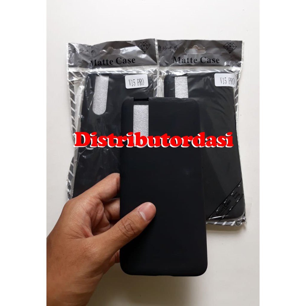 SOFTCASE CASE TPU SILIKON CASING KONDOM blackmatte case Vivo V15 Pro ready stok grosir