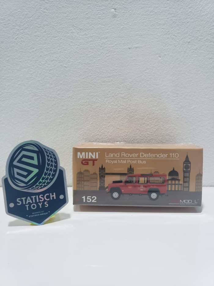 Mini GT LAND ROVER DEFENDER 110 ROYAL MAIL POST BUS