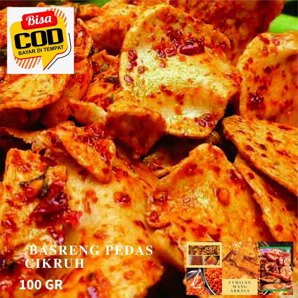 

< COD > BASRENG PEDAS CIKRUH SUPER HOT - RENYAH GURIH 100 GRAM / BEST SELLER