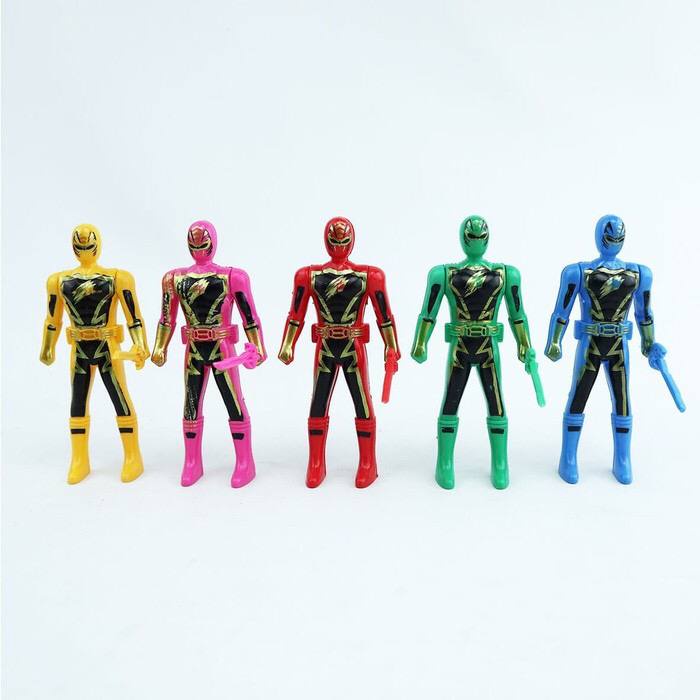 BISA COD) - MAINAN ANAK ANAK PROMO POWER RANGERS MINI ISI 5PC MAINAN ROBOT POWER RANGERS SET ROBOT SUPER HERO MURAH