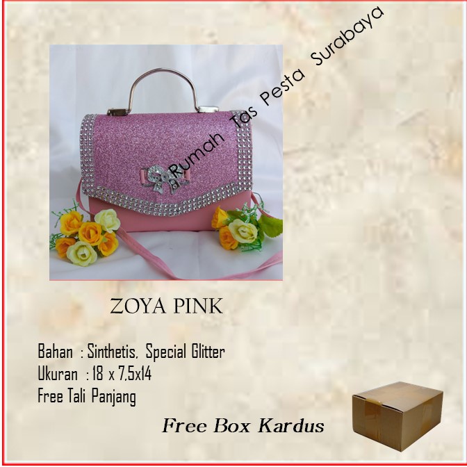 Tas Elegant,Tas Lucu,Tas Murah,ZOYA PINK