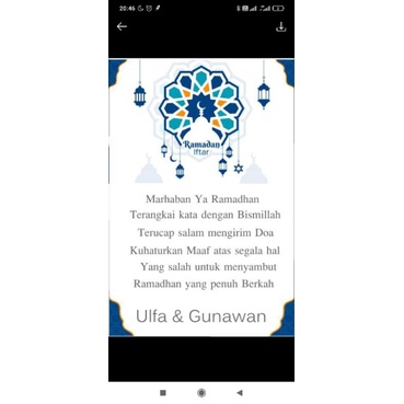 

kartu lebaran ukuran 6x9cm