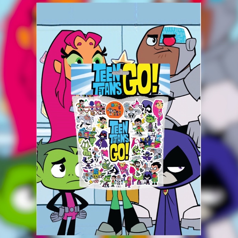 

[30 PCS STICKERS] Stickers Teen Titans Go untuk laptop, hp, dll