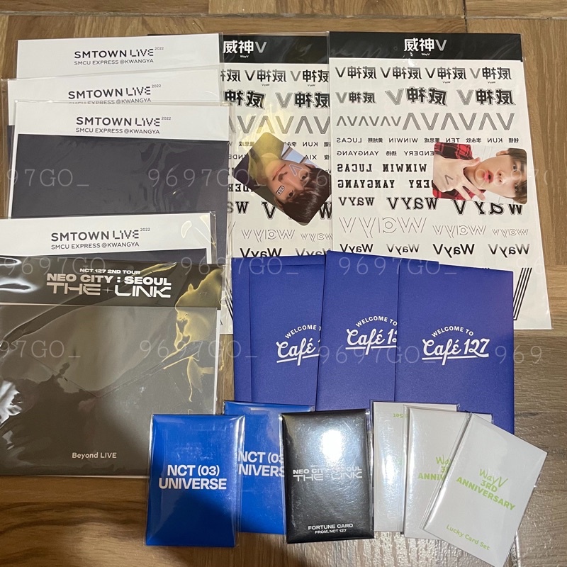 ready stock NCT 127 The link, Universe, Cafe japan WayV Anniversary  MD