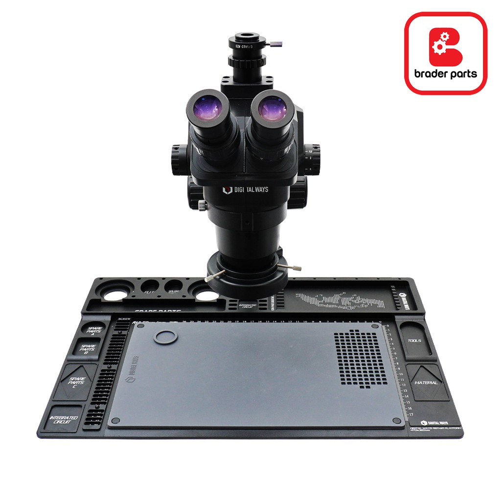 MICROSCOPE TRINOKULER DIGITAL WAYS DW-TC-Z BLACK