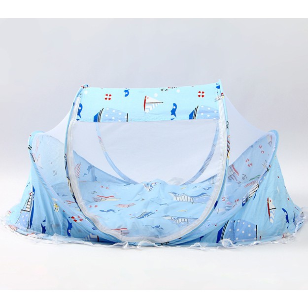 Kelambu Bayi 3IN1 Lengkap Dengan Kasur, Bantal & Musik / Baby Bed / Kasur Bayi-3