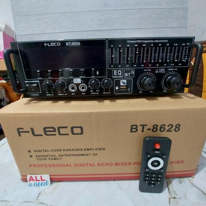 Amplifier Bluetooth Fleco BT-8628 - Ampli Karaoke Fleco 8628 MP3 .