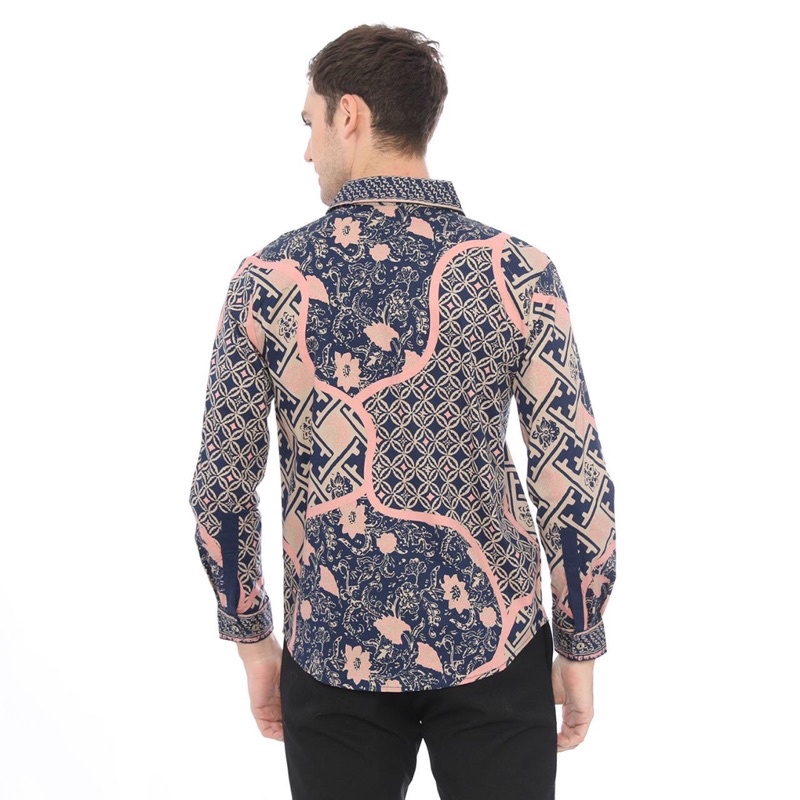 Kemeja Batik 113 BNI/ Hem Batik Pria Modern /Kemeja Pria Jumbo