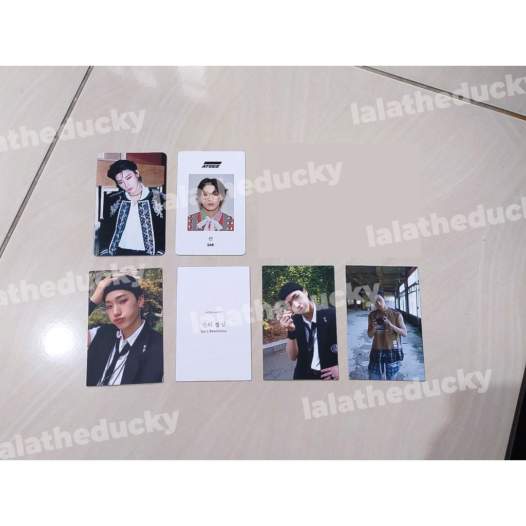 ATEEZ SAN Photocards PC Fever Perfume