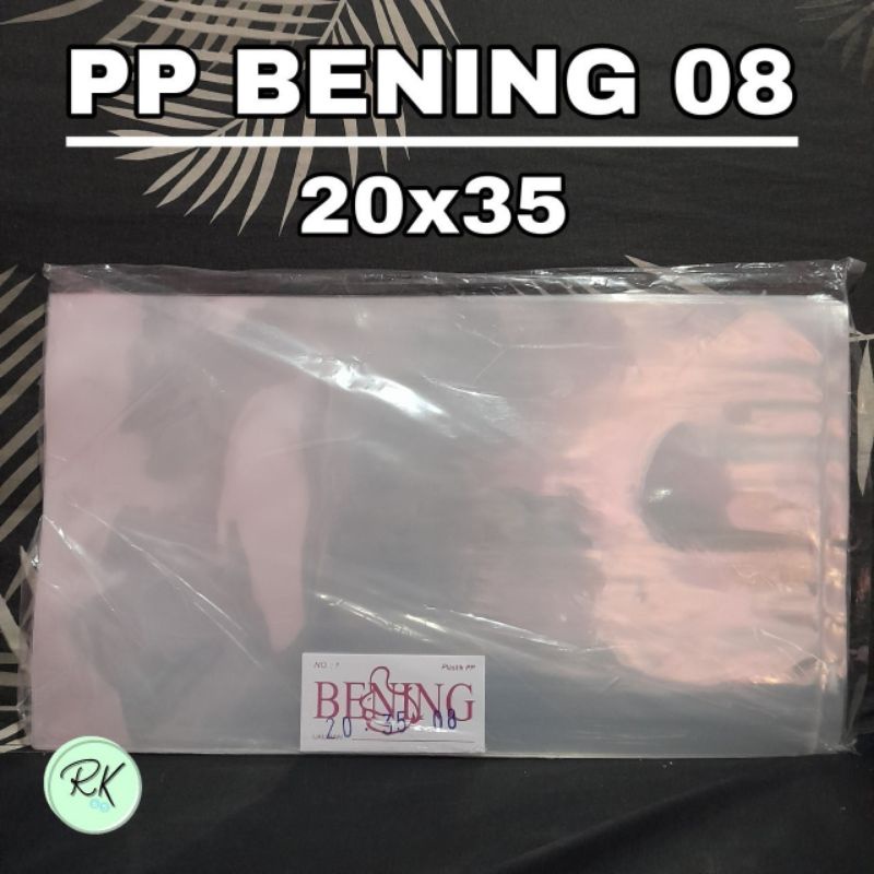 PLASTIK PP BENING 20x35 TEBAL 08