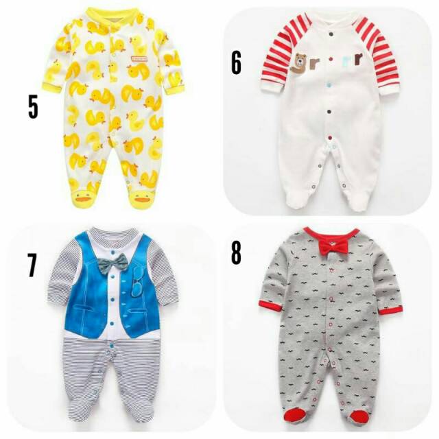 Playsuit Bayi/ Baju Bayi Import/ Romper Bayi/ Baju bayi lucu