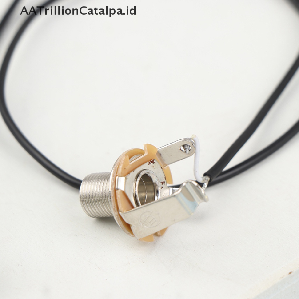 Aatrillioncatalpa Transducer Prewired Gitar Pickup Piezo Dengan Output Jack 6.35MM