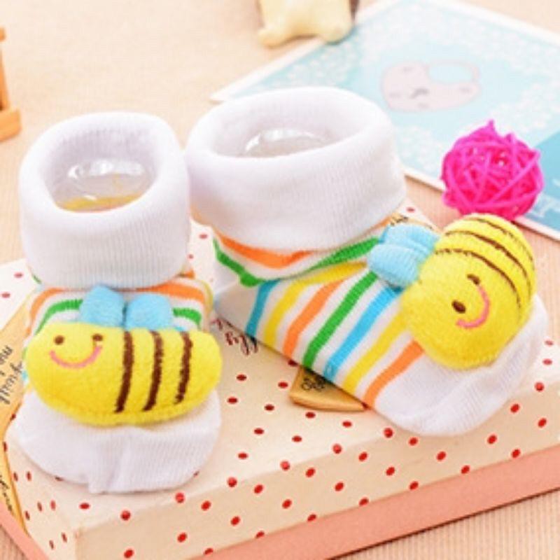 KAOS KAKI BAYI KARAKTER BONEKA 3D KAOS KAKI LUCU ANAK 0-1 TAHUN TEBAL HANGAT DENGAN ANTI SLIP