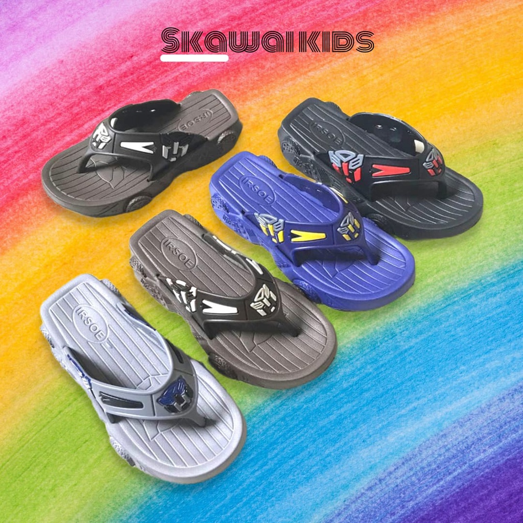 Sandal Jepit Transformers Anak Laki Laki Karet Jelly