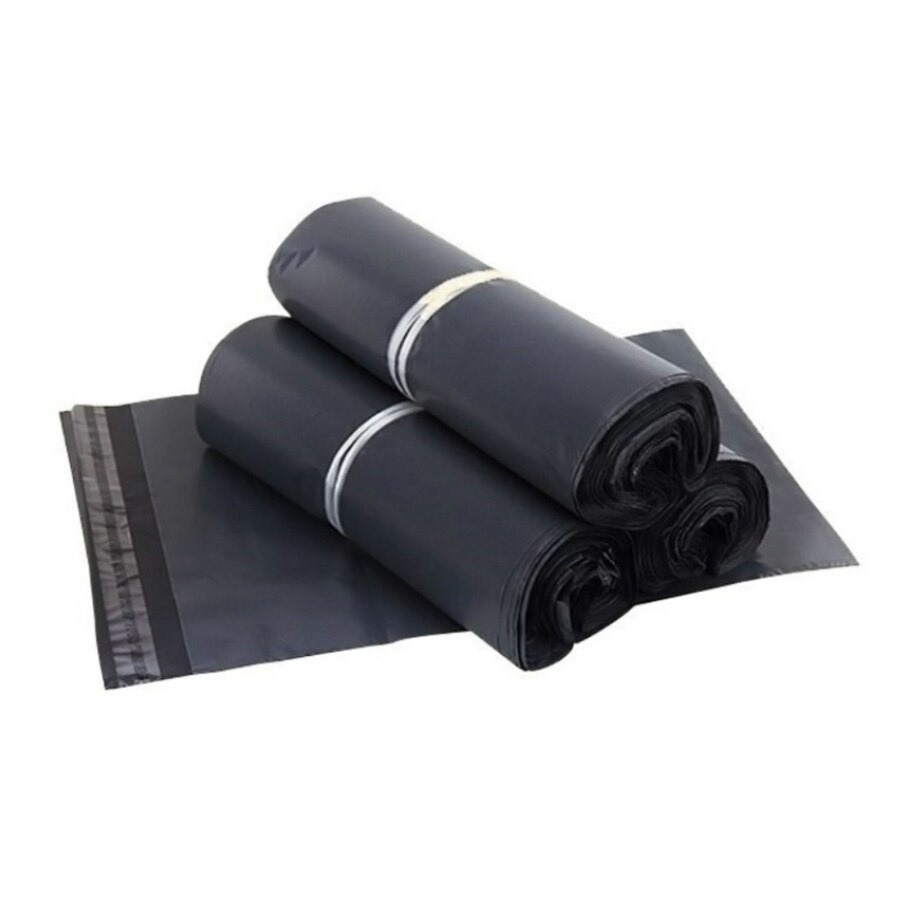 Polymailer Kantong Amplop Plastik Packing Polymailer 20x30cm 100 PCS Murah - Hitam