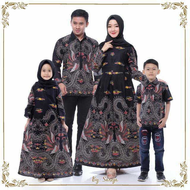 Couple Batik Sarimbit Keluarga Batik terbaru elegan motif elang