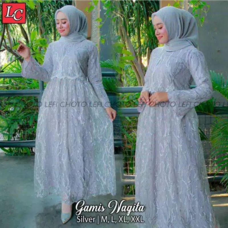 KEBAYA GAMIS LEFI/GAMIS TILLE/GAMIS KONDANGAN