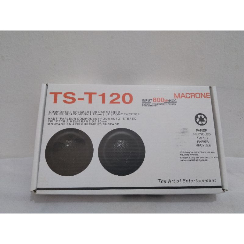 Audio Mobil Speaker Super Dome Tweeter TS-T120 Jernih Bersih Termurah Surabaya