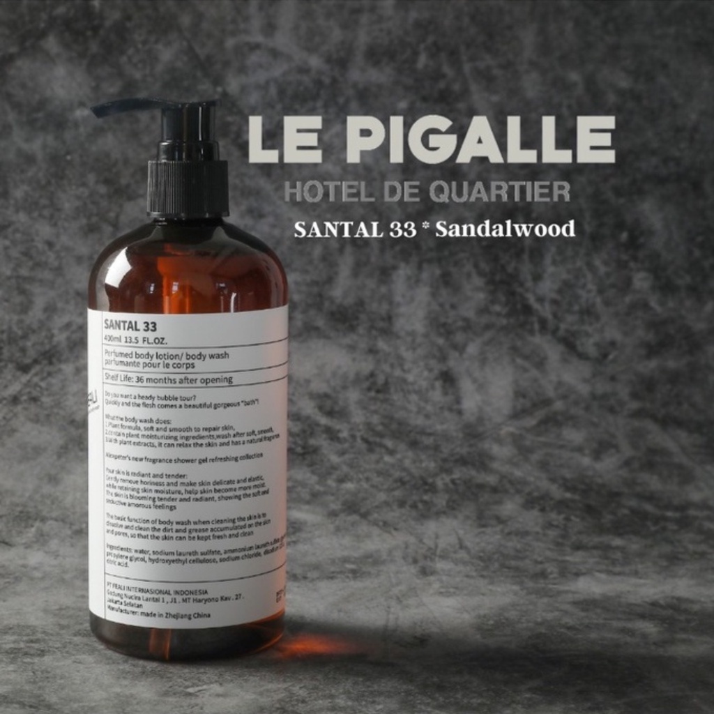 [BPOM] FEALI Body Wash Sabun Mandi Cair Shower Gel Santal - 400ML