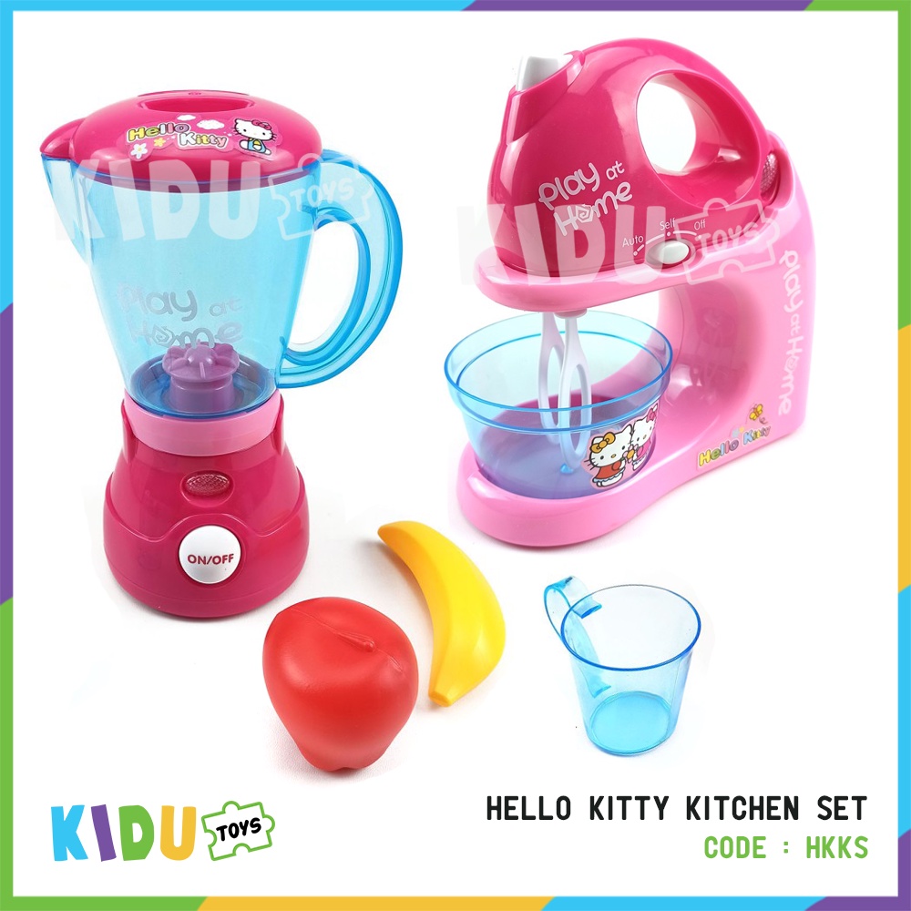 Mainan Anak Perempuan Blender Mixer Hello Kitty / Hello Kitty Kitchen Set Blender Kidu Toys