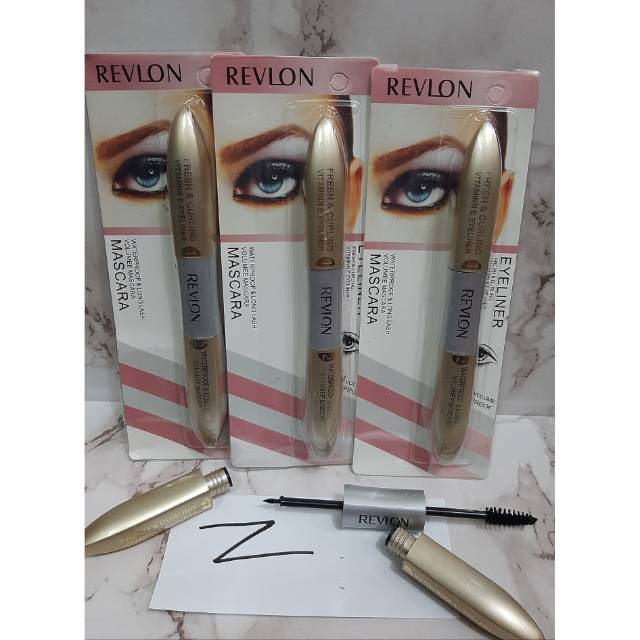 REVLON MASCARA 2 IN 1 / MASCARA + EYELINER WATERPROOF