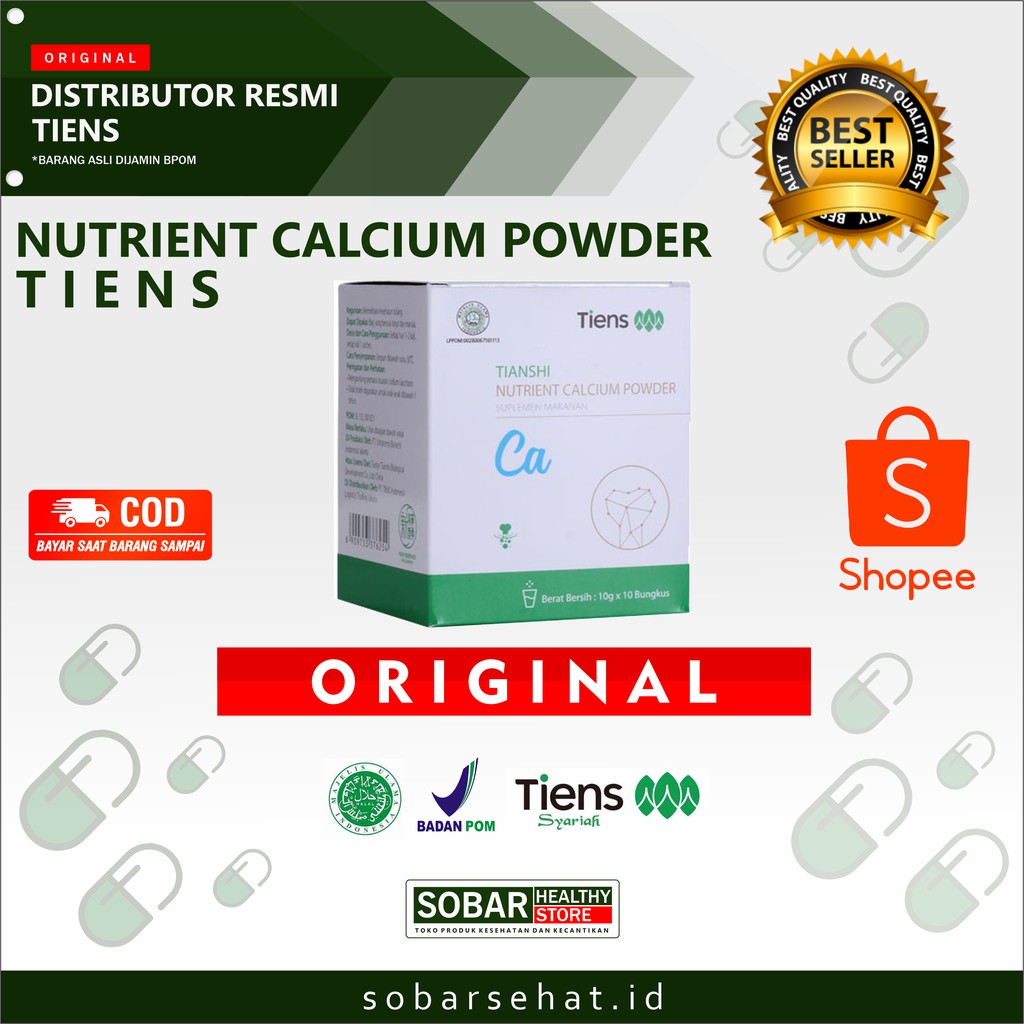 TIENS NUTRIENT CALCIUM POWDER ORIGINAL 10 SACHET