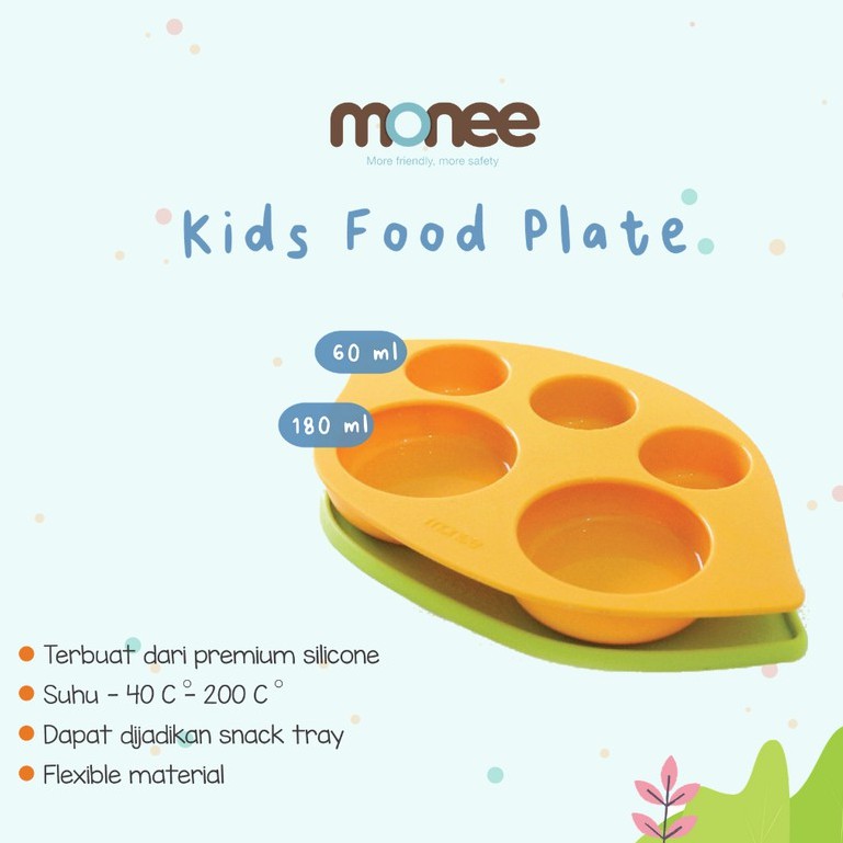 Monee Kids Silicone Food Plate