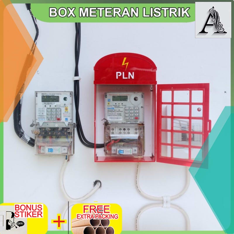 

Murah Kotak Meteran Listrik KWH Meter Token Prabayar Kecil Bahan Akrilik