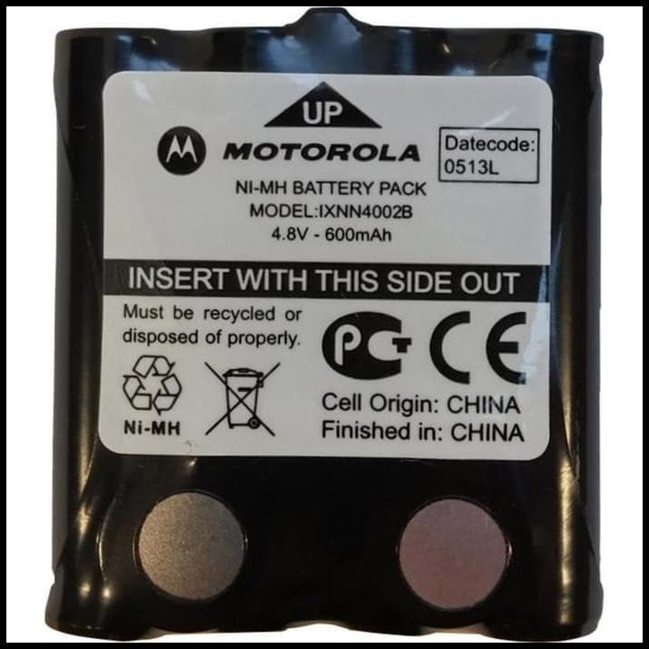 Baterai Walkie Talkie Uniden Gmr 2200 2900 3500 Pmr1189 Merk Motorola