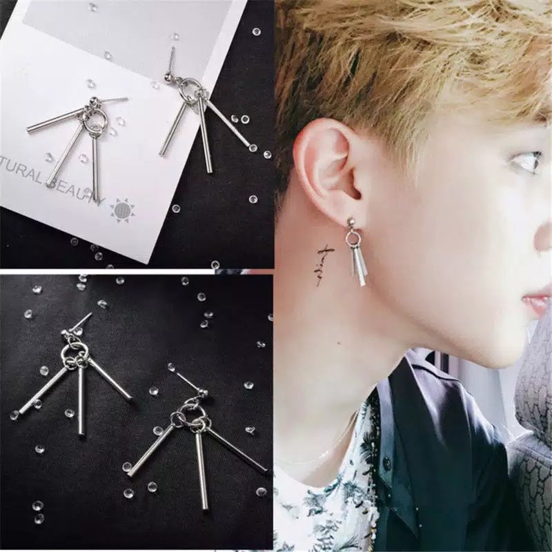 Anting Gantung Panjang Anting KPOP BTS JIMIN Earring Bangtan Boys Anting BTS