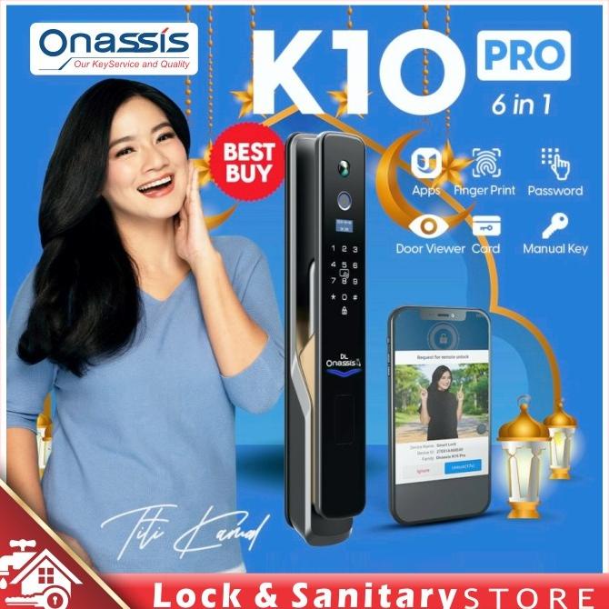 Kunci Elektronik ONASSIS K10 PRO Smart Digital Door Lock