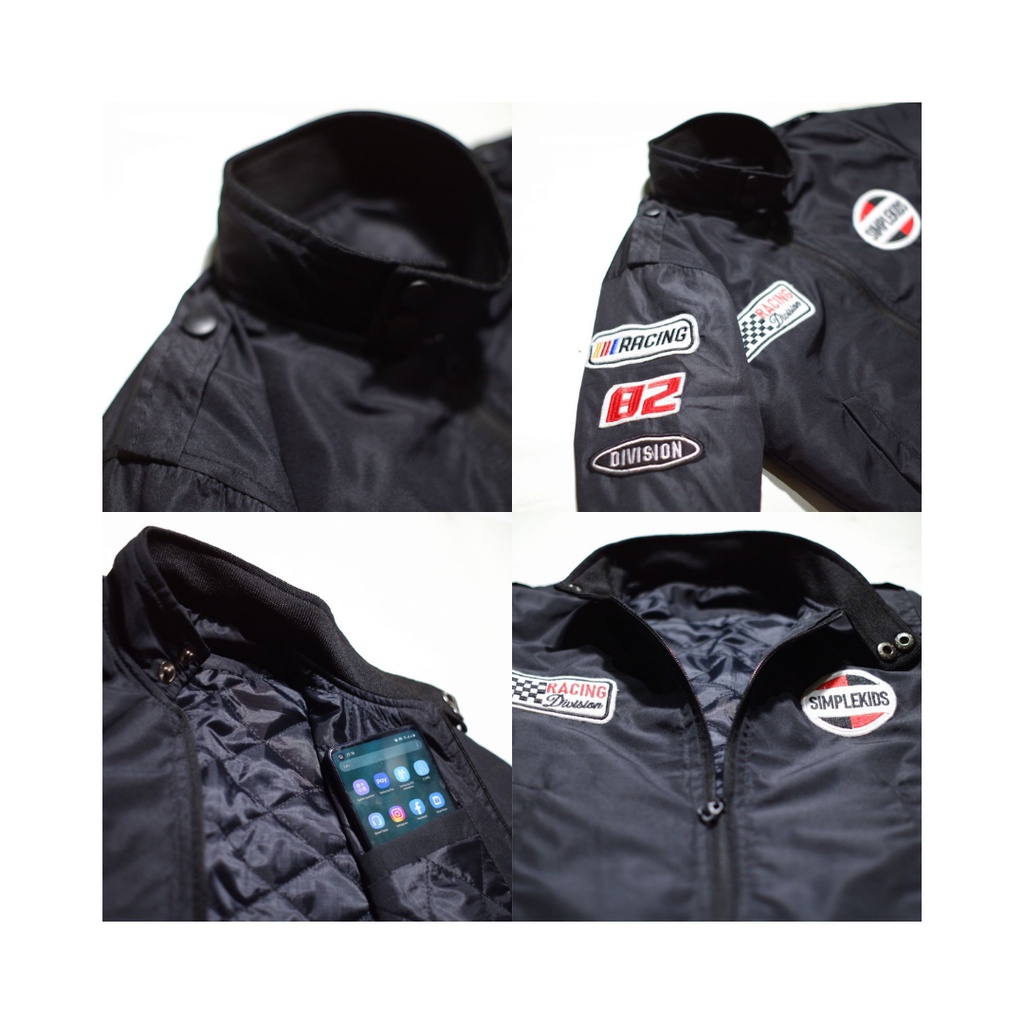 Outerwear Nascar Jacket Anak Japan Usia 3 s/d 10 Tahun Full Embroidery Patch