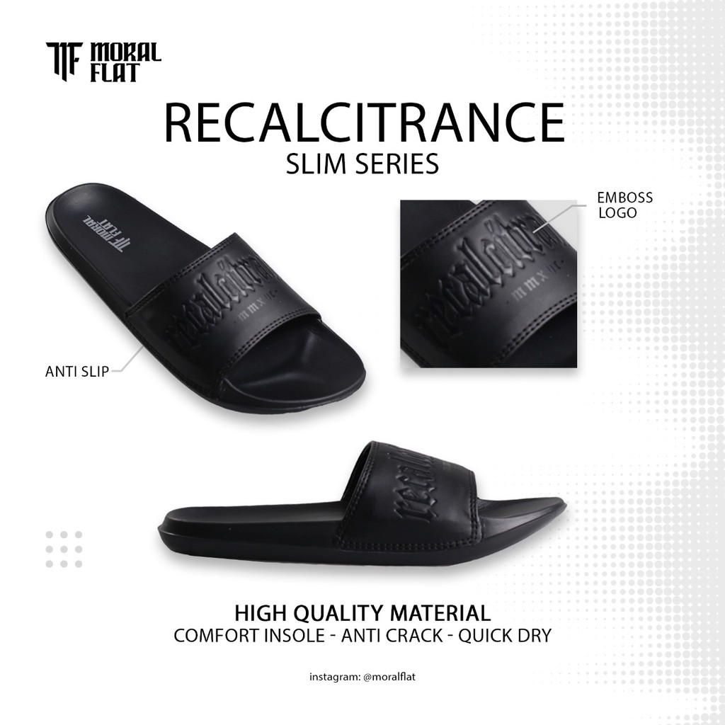Sandal Slop Casual-Moral Flat x Recalcitrance HC-Series-1