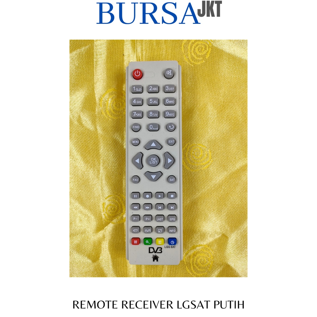 REMOTE LGSAT STAR GARDINER GOL GARMEDIA MPEG4 RECEIVER SET TOP BOX PUTIH