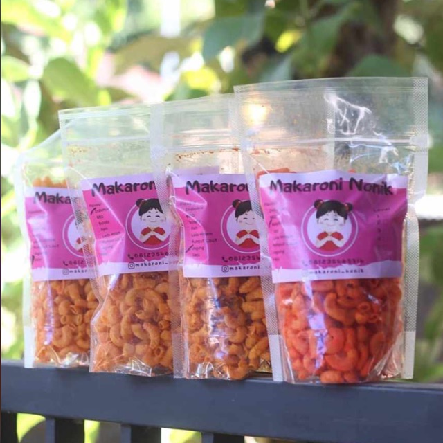 

Makaroni Nonik / Makaroni Pedas / Kemasan Pouch 100gr