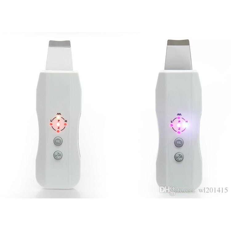 Ultrasonic skin spatula scrubber Rechargeable penghilang komedo