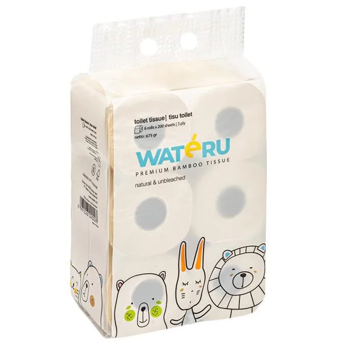 Wateru Premium Bamboo Tissue - Toilet Tissue