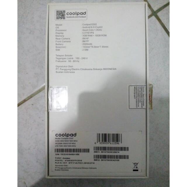 HP BEKAS COOLPAD E502 (KAK JEMMY)