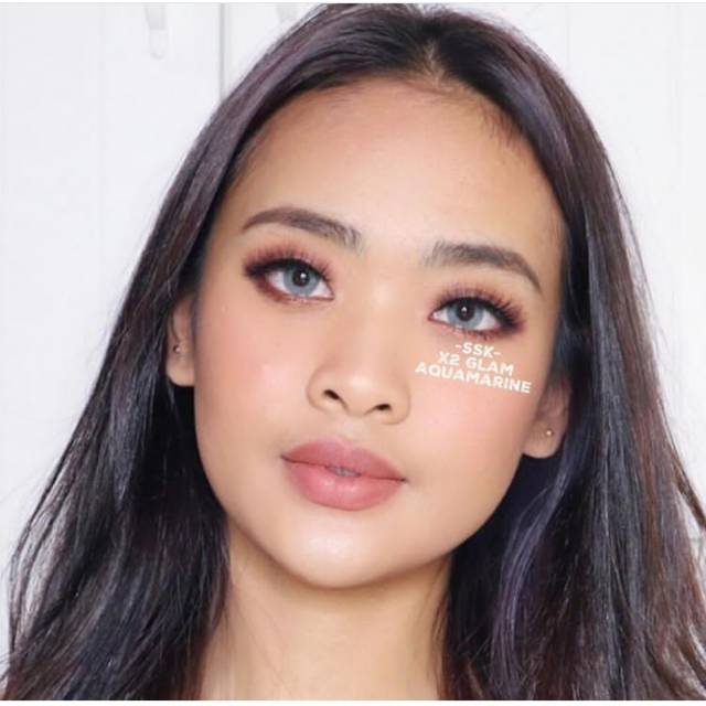 X2 Glam Aquamarine Softlens