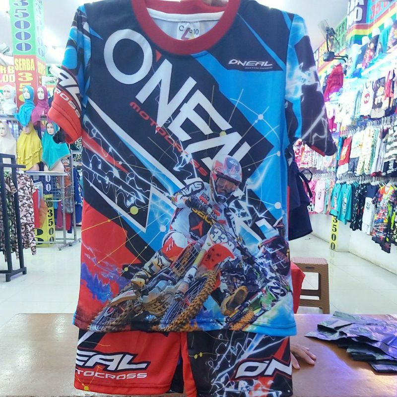 Baju motor cross anak Grosir | Grosir baju motor cross anak | Baju grosir 35000