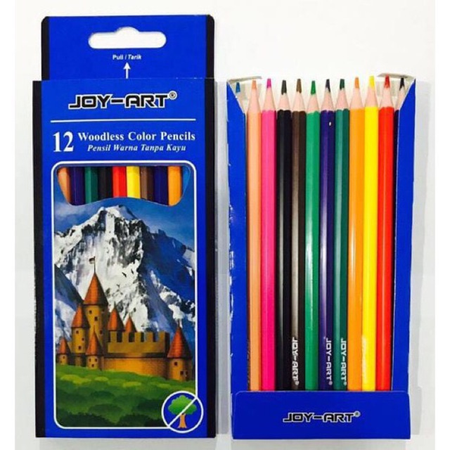 

Pensil Warna 12 warna Joyko / Joy Art ( besar )