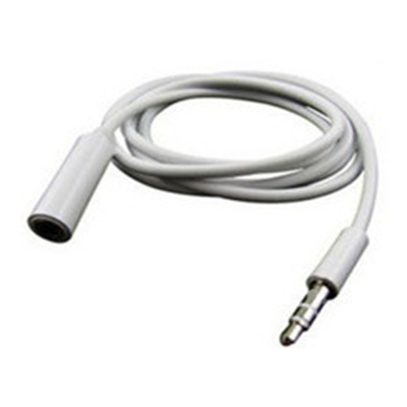 Pemanjang headset. Kabel tambahan headset. Kabel AUX HiFi Audio Cable 3.5mm Male to Female Red