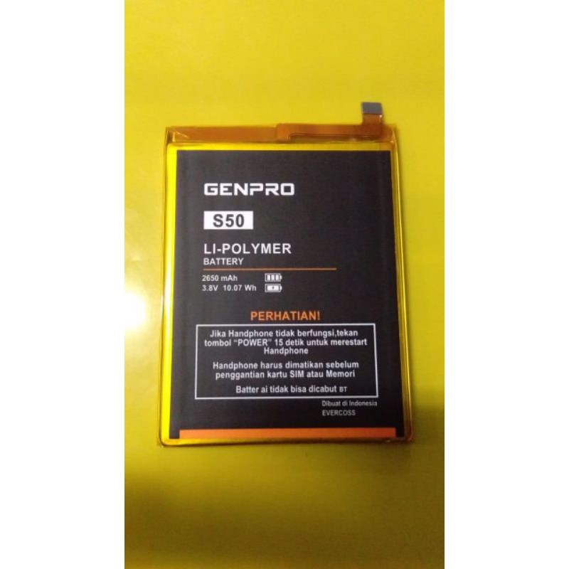 Baterai Evercoss Genpro s50