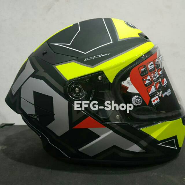 Helm KYT TT Course Electron Yellow