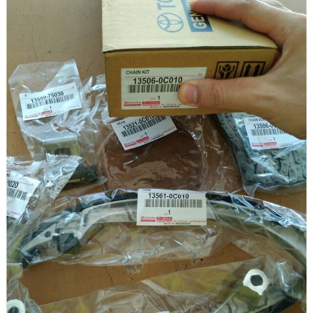 Rantai set rante chain timing innova bensin tensioner gigi gear damper