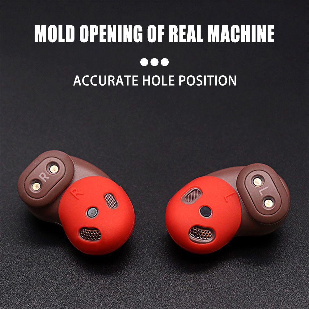 Suyo Earbud Silikon Cover Comfort Pelindung Lengan Warna Permen Ear pads Case Untuk Samsung Galaxy Buds Live