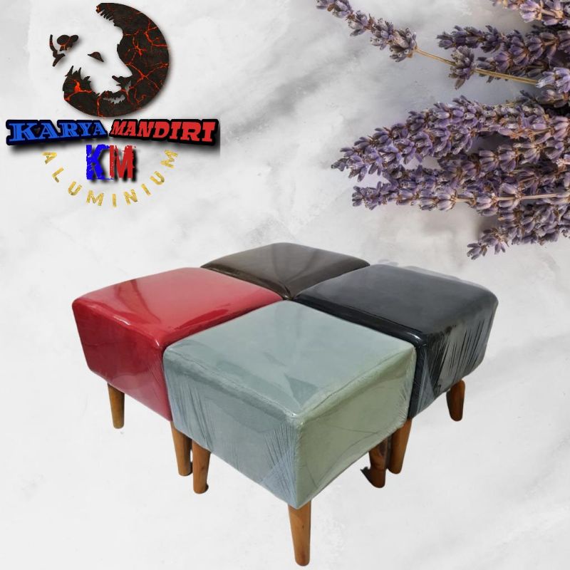 SOFA STOOL / SOFA KOTAK / KURSI STOOL TINGGI 45CM - KOTAK