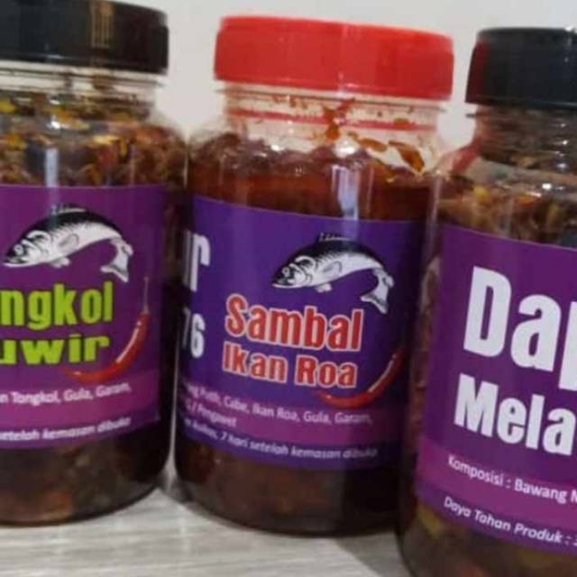 

Sambel roa dan Ikan tongkol