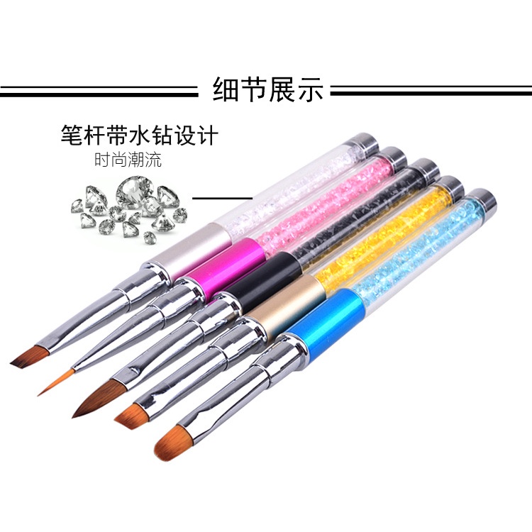 【 COD 】Premium Liner Brush Kuas Kuku Nail Art / Nail Art Liner Brush / Brush Liner(PCS)